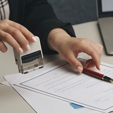 Additional Notarial Stamp