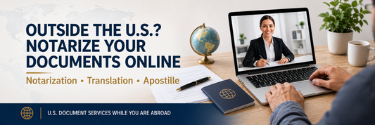 Notarize a U.S. Document from Abroad | Leones E-Notary